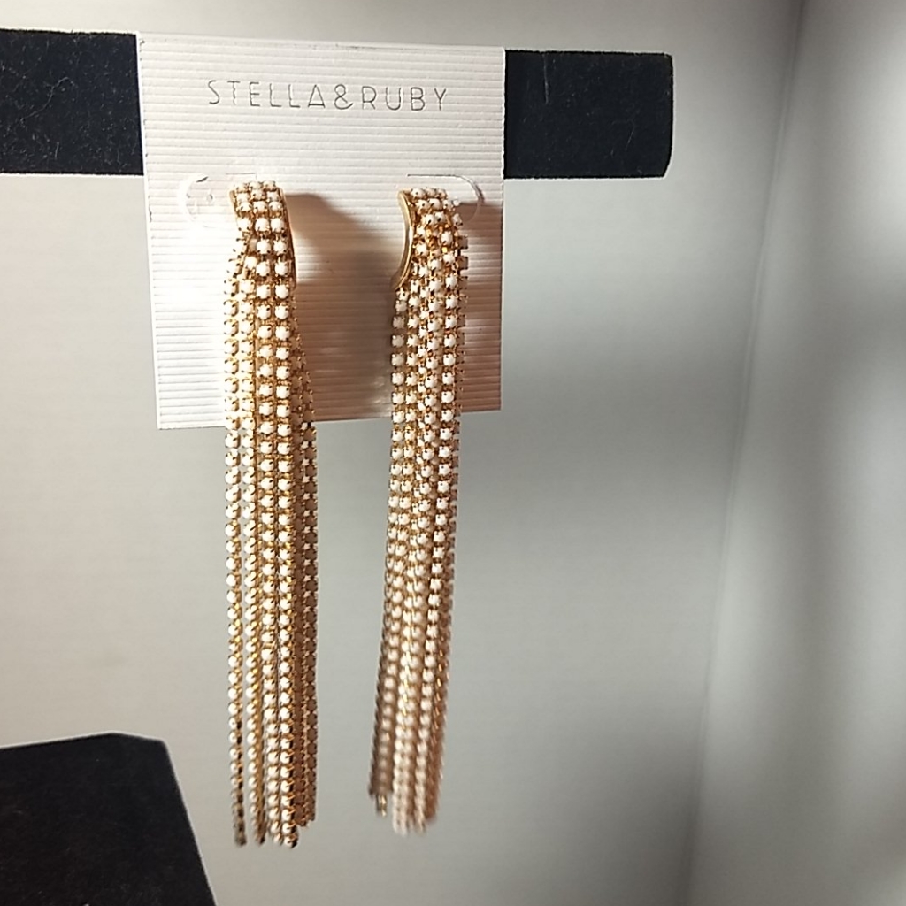 Stella Ruby Chandelier Earrings 65$